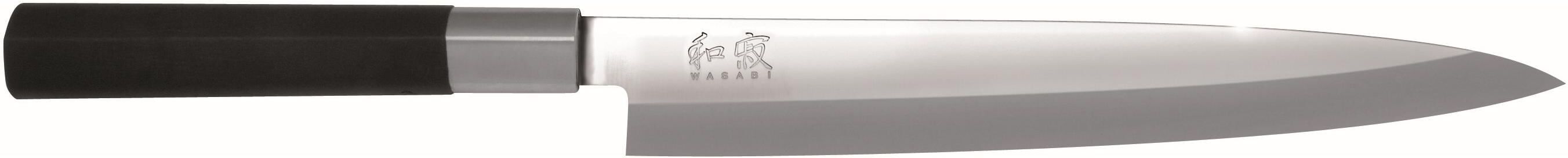 Filetiermesser KAI "Wasabi Yanagib", schwarz, Edelstahl, Kochmesser, Filetiermesser schwarz Einheitsgröße