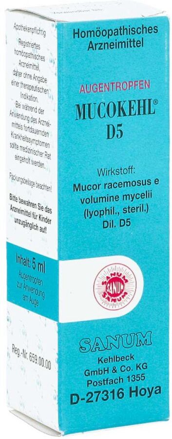 Mucokehl Augentropfen D5