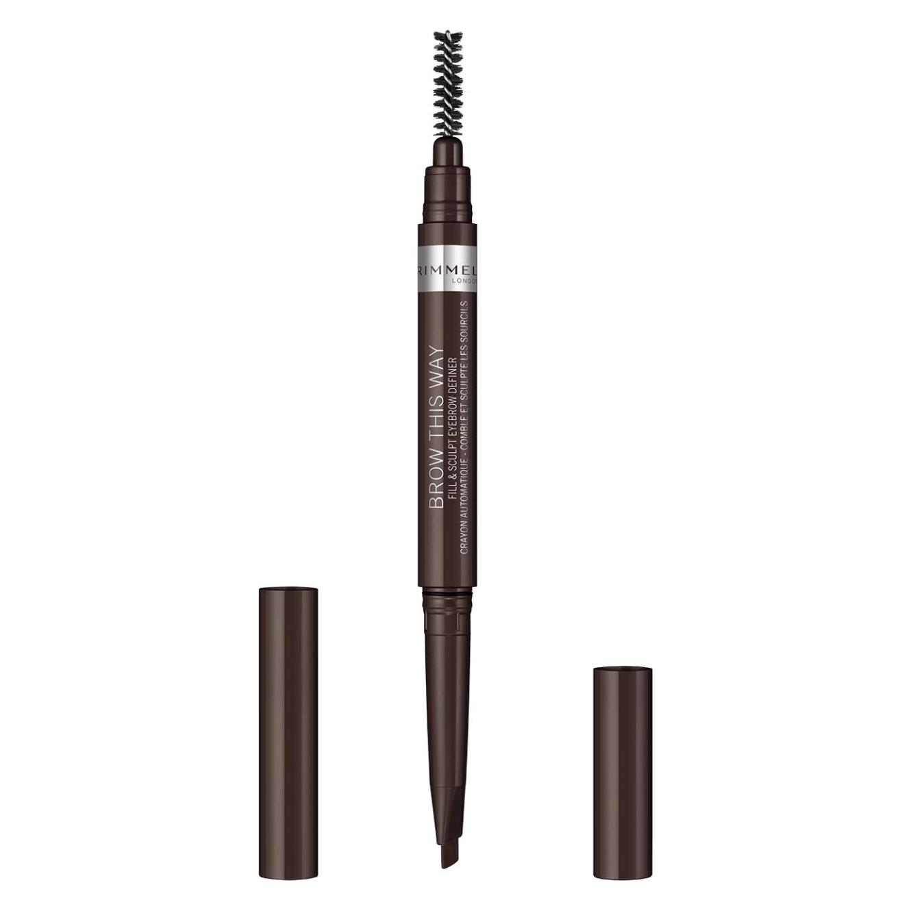 Rimmel London Brow This Way Dunkelbraun (Dark Brown) (3616305422330)