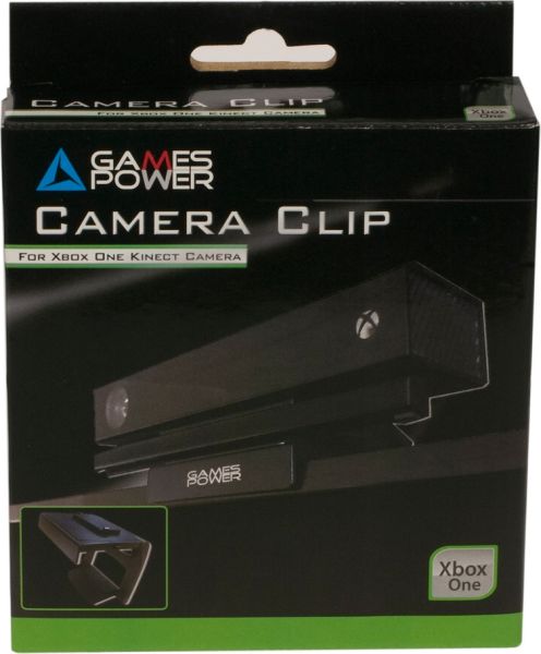 Logic3 GamesPower Xbox One Kinect Camera Clip-Zwart (Xbox One) Nieuw
