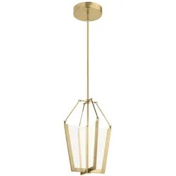 Elstead Lighting, Pendelleuchte, Calters LED Hängeleuchte 50cm Champagner-Gold (2088 lm)