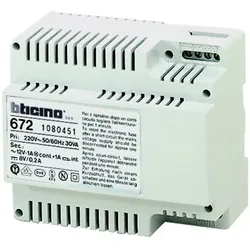 BTicino 672 Netzgerät Mehrdraht für Altsystem TERRANEO 6TE DIN
