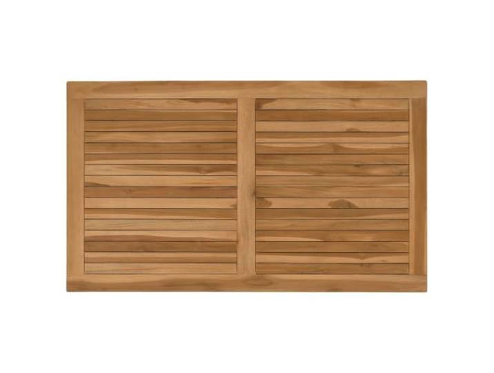 Kaorsrow Tischplatte Massivholz Teak 120x70x2.5cm Rechteckig Natur Robuste Ersatzplatte aus echtem Holz für Esszimmer, Küche oder Arbeitszimmer mit wasserbasierter Schutzlackierung.