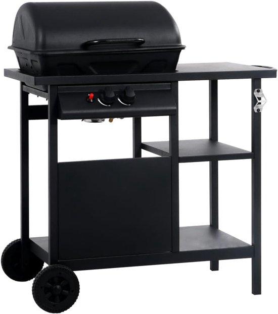 Famanu Gasgrill mit 3-stufigem Seitentisch - Für den Außenbereich