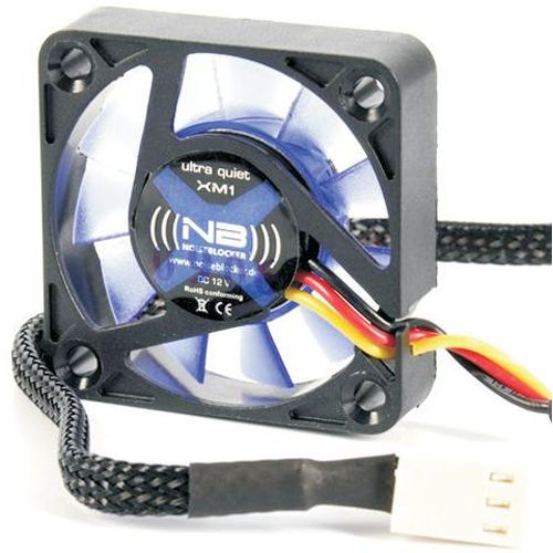 Noiseblocker BlackSilentFan XM2 40x40x10mm 3800 U/min 14 dB(A) schwarz/transparent