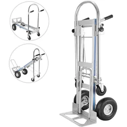VEVOR Sackkarre 3-in-1-Aluminium-Klappsack-LKW-Handtrolley-Wagen Auto strapazierfähig faltbar