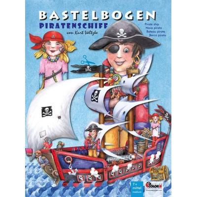 Piratenschiff basteln Bastelbogen Ausschneidebogen für Kinder ab 6+, Geheftet von , Atelier Color