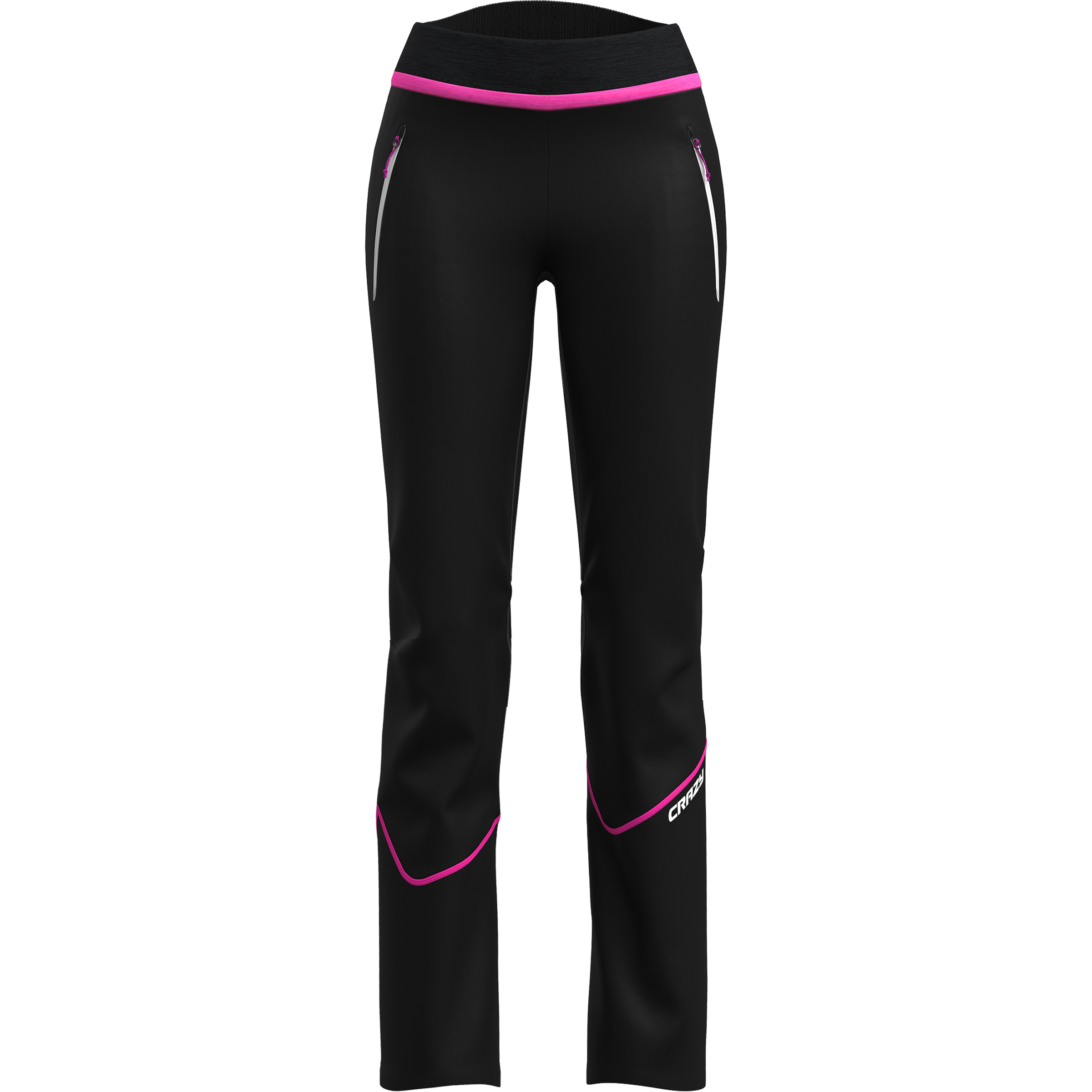 Crazy Ionic Light Hose Damen Softshellhose schwarz Größe L Camping Wasserabweisend