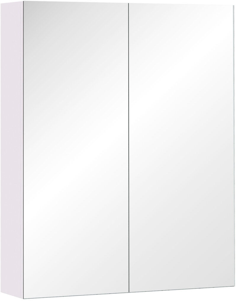 Rebrilliant Framed Mirrored Bathroom Cabinets with Mirror and 2 Adjustable Shelves 750mm H