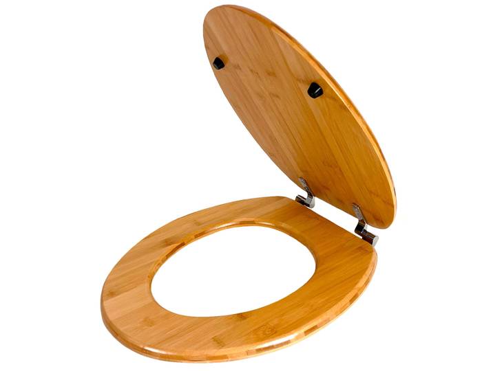 WC-Sitz aus Bambus, Klobrille