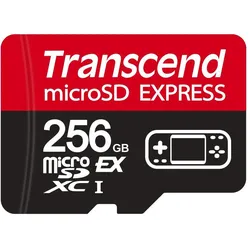 Transcend USD710S (256 GB, microSD Express, U3, UHS-I), Speicherkarte, Schwarz