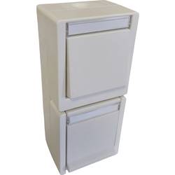 N & L 27733 Schalter/Steckdosen Kombination Komplett Aufputz Weiß 1 St.