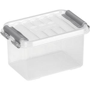 Sunware Aufbewahrungsbox Q-Line Box 87400609, 0,4L, Kunststoff, A8, 12 x 8 x 6cm