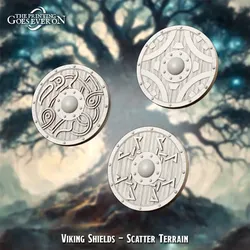 Viking Shields - Scatter Terrain aus Asgard Amusement von The Printing Goes Ever On