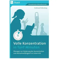 Volle Konzentration in fünf Minuten, Schulbücher von Ferdinand Falkenberg