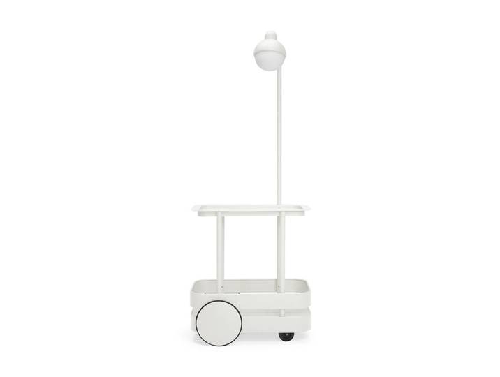 FATBOY chariot à aliments avec lampe JOLLY TROLLEY (Os - Aluminium)