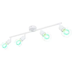 Retro Decken Lampe dimmbar Käfig Spots verstellbar FERNBEDIENUNG im Set inkl. RGB LED Leuchtmittel