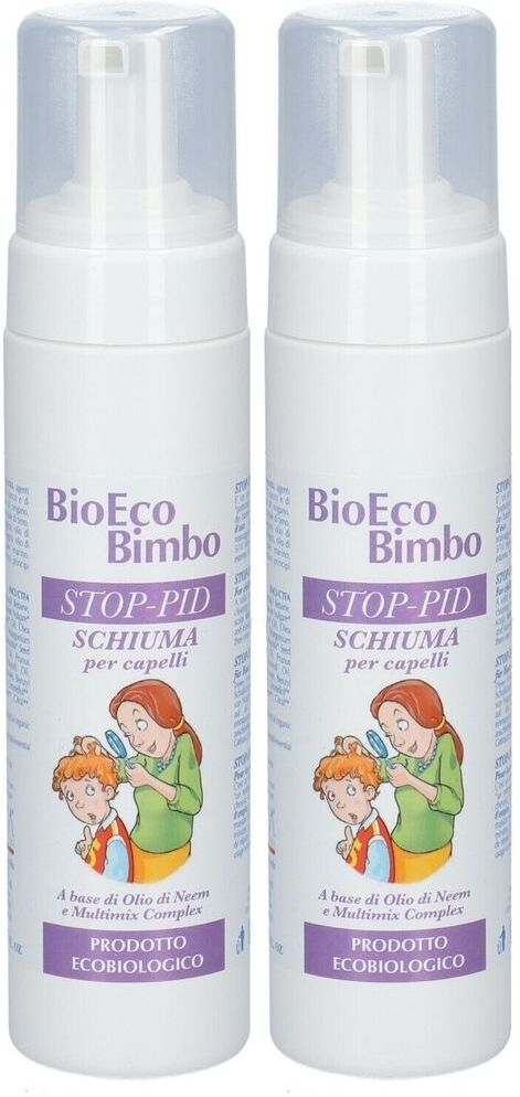 NCM 2x Läuse Stopp Kinderideal biologisch Schaum 2x200 ml