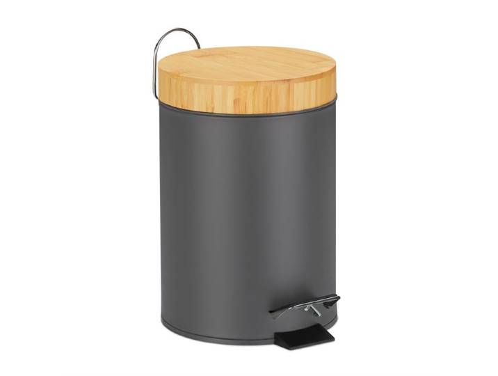 Relaxdays Mülleimer Bad 3 l