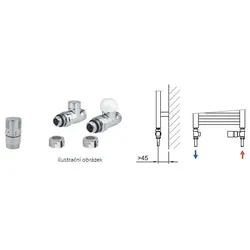 SET Nr. 110 CR Anschluss für Kunststoffrohre