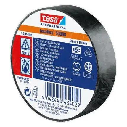 tesa 10er-Pack Isolierband 25x19 (19 mm) (53988-00002-00)
