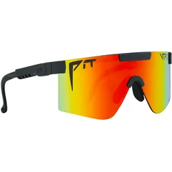 Pit Viper, Unisex, Sportbrille, The Exec Original (schwarz-mehrfarbig, Mehrfarbig), Mehrfarbig, Schwarz