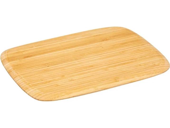 Snijplank rechthoek 40 x 30 cm van bamboe hout - Serveerplank - Broodplank