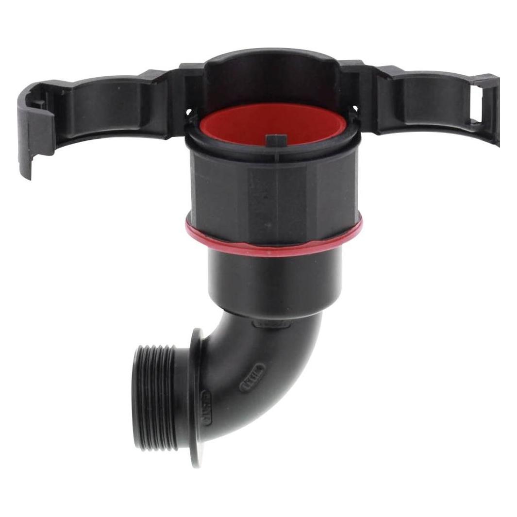 Wiska Kunststoffkabelverschraubung EBF90-17-25-BK 90° (Kabelschlauch, 5 cm) (10108893)