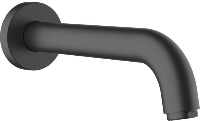 Hansgrohe Vernis Blend Wanneneinlauf 71420670 Wandmontage, Ausladung 204mm, mattschwarz