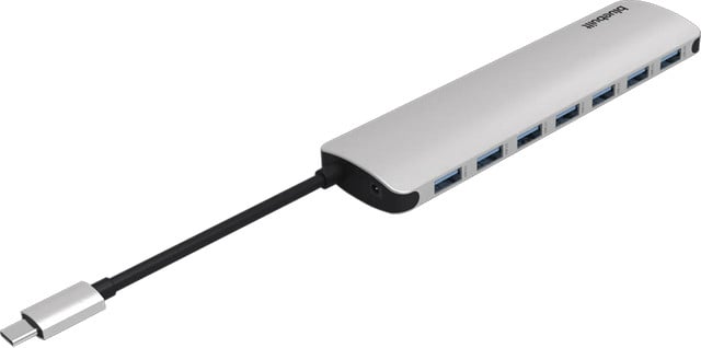 BlueBuilt 7-Poorts USB-C / USB-A 3.0 Hub