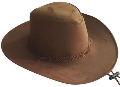 Quick Pick Pro Western Cowboy Hat For Men Wide Brim Cowgirl Jazz Style Outdoor Costume Hat light Brown