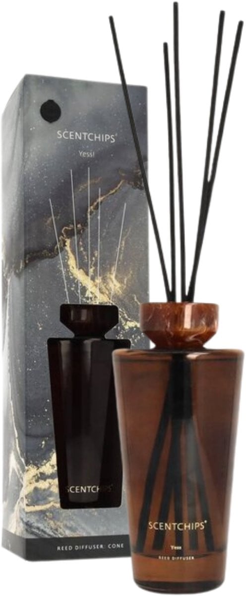 Scentchips Geurstokjes set Cone Yess - Geurverspreider en Navulling - 500ml