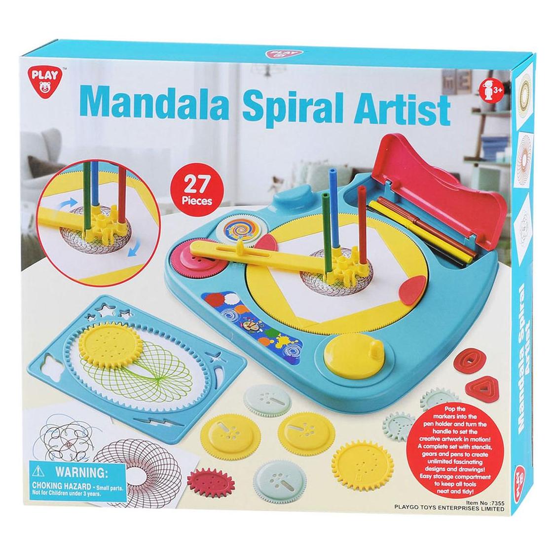 Play Mandala Spirograph und Vorlagen Zeichenset, 27-tlg. (49580664)