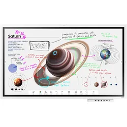 Samsung Flip 4 Pro WM55B (3840 x 2160 Pixel, 55"), Digital Signage, Weiss, Grau