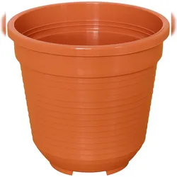 Geli Blumentopf Standard 8cm Terrakotta – Klein & Robust