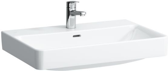 LAUFEN Pro S Clinic Waschtisch 8109670001561 70x46,5 cm, weiß, 1 Hahnloch, ohne Überlauf
