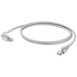 Weidmüller 2703320005 RJ45 Patchkabel CAT 6a S/FTP 0.50 m Grau Flammwidrig, mit Rastnasenschutz 1 St.