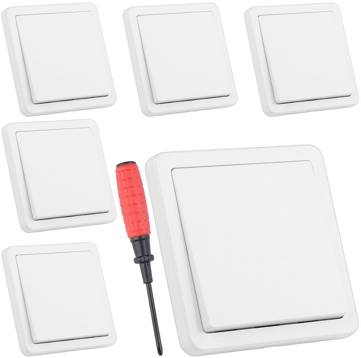 Witte Inbouwschakelaar voor Binneninstallatie