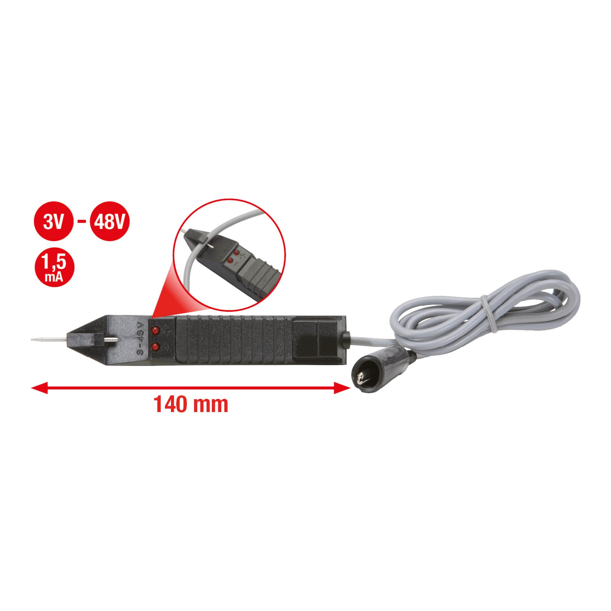 KS Tools Spannungsprüfer 3-48 V, 140mm (550.1503)