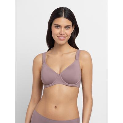 Bügel-BH DORINA "Lindsay", Damen, Gr. 80, Cup E, lila, Microtouch, Obermaterial: 84% Polyamid, 16% Elasthan, bequem, BHs Bügel-BH, nahtlos, weiche Cups, bequem