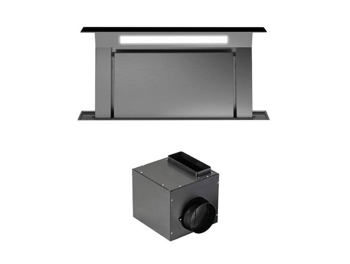 FALMEC hotte plan de travail aspirante DOWNDRAFT 950 m3/h NOIR 120 cm