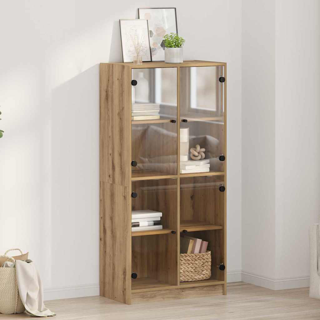 17 Stories 68cm Sideboard Artisan Oak 142cm H X 68cm W X 37cm D