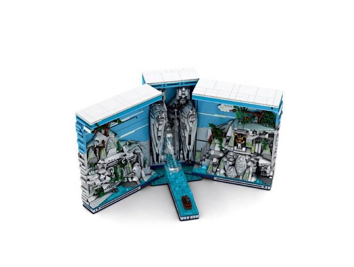 Reobrix Reobrix 66039 Faltbares Klemmbaustein Diorama 3307 Teile Spielbausteine