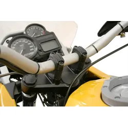 SW-Motech Lenkererhöhung - H=30 mm. Schwarz. BMW R 1200 GS/Adv, F 800 GS Adv.