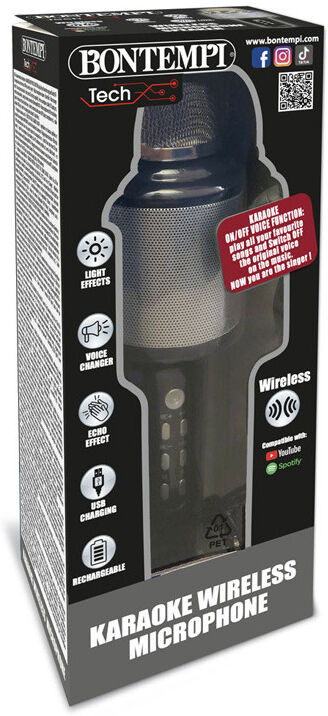 Microphone karaoké sans fil - Bontempi