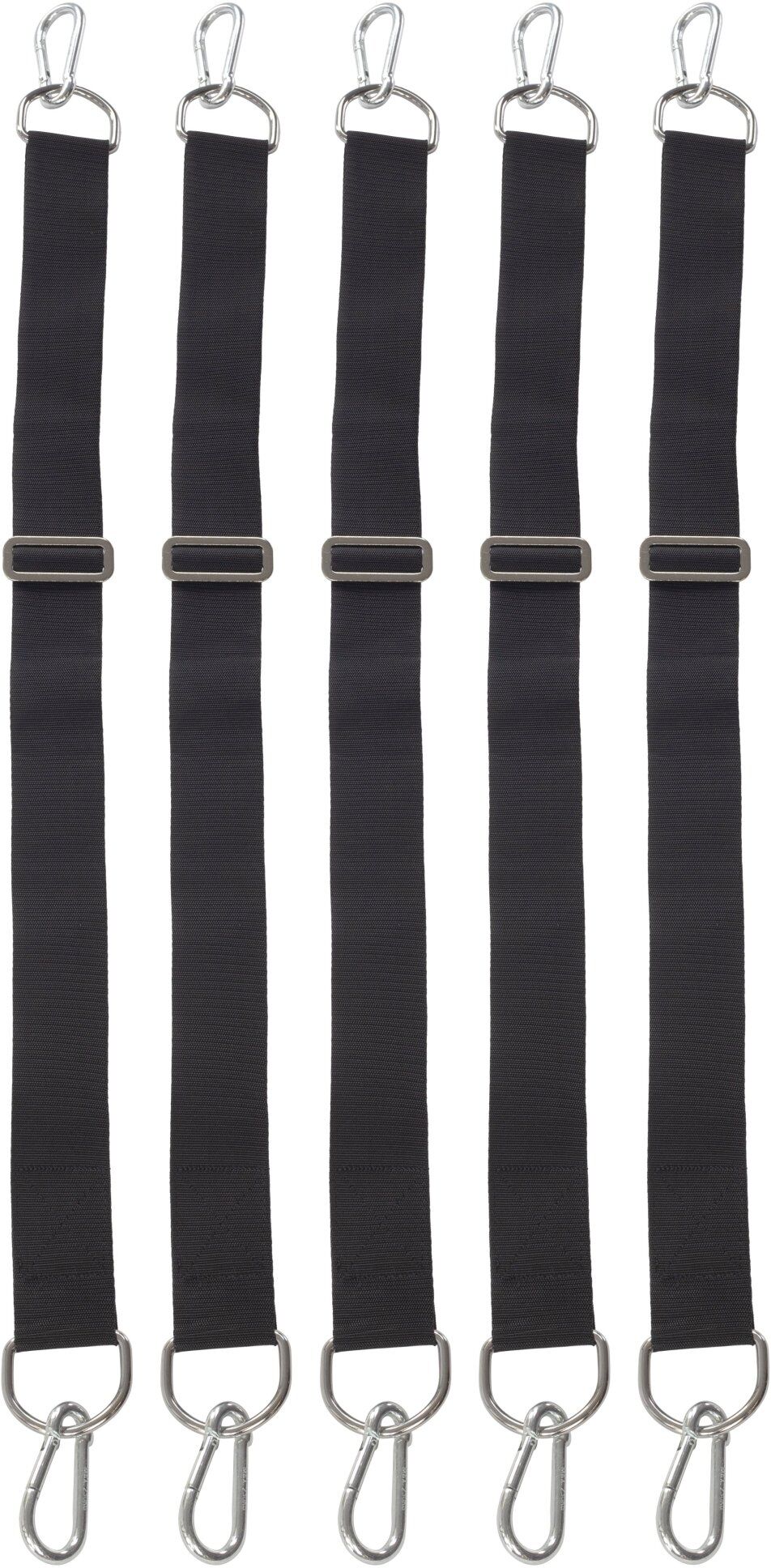 VIP Sling Set de 5 Bandes ajustables avec mousquetons 1 mètre