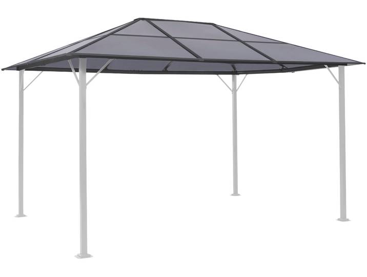 Pavillon-Ersatzdach KONIFERA, grau (transparent), Pavillondächer, Pavillon-Ersatzdach, Stegplatten für Pavillon »Malaga« 300x400 cm