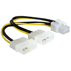 DELOCK 82315 - Stromkabel für PCI Express Karten 15cm
