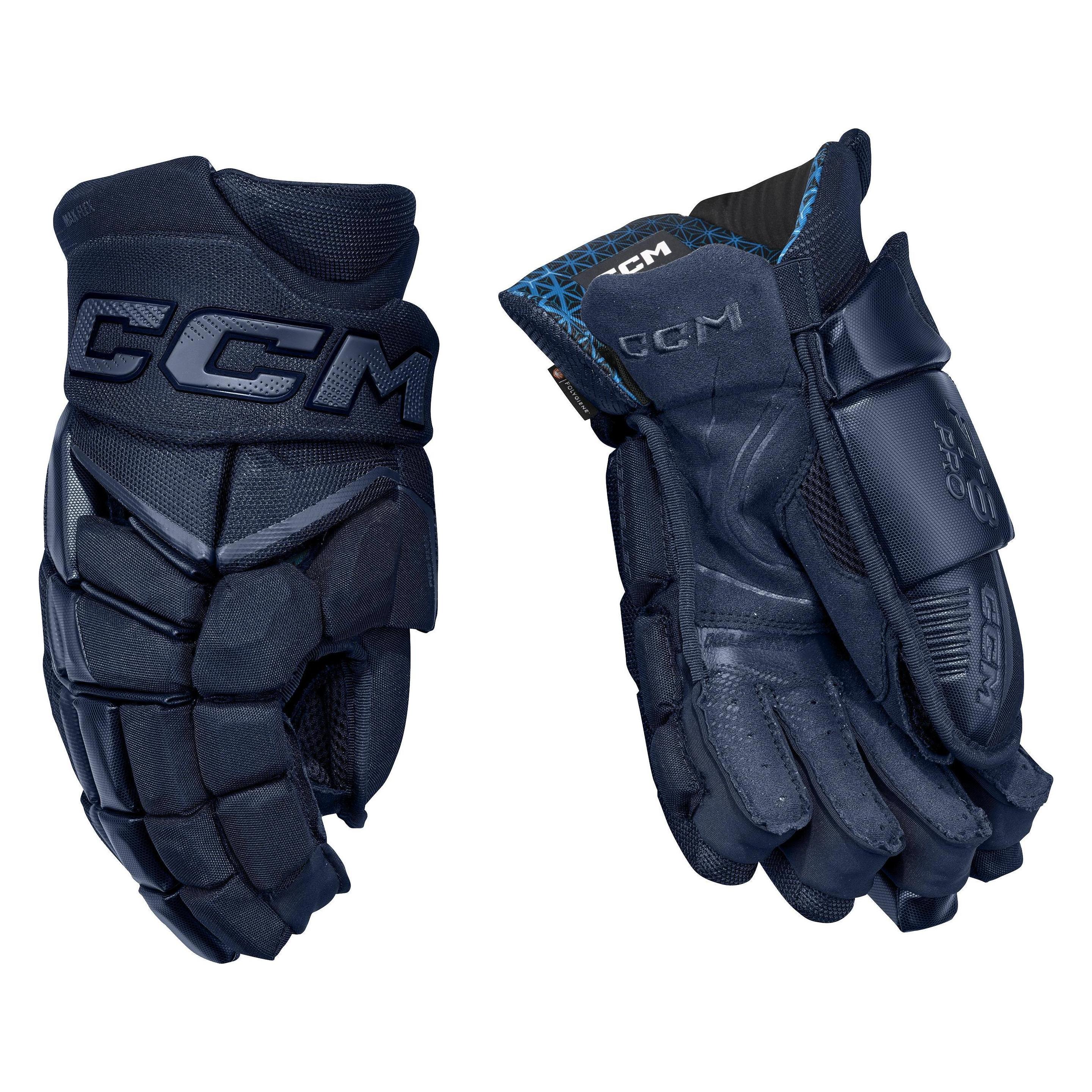 CCM HGFT8PRO SR JS Handschuhe Marineblau/Marineblau 14 (36) (64963721)