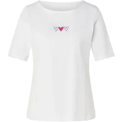 Tchibo - Halbarmshirt - Damen - Gr. XL - weiß